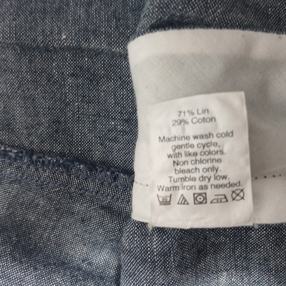 J.Crew The Sutton Linen/ Cotton Blend Mens Pants. Size 34x32. - Picture 5 of 6